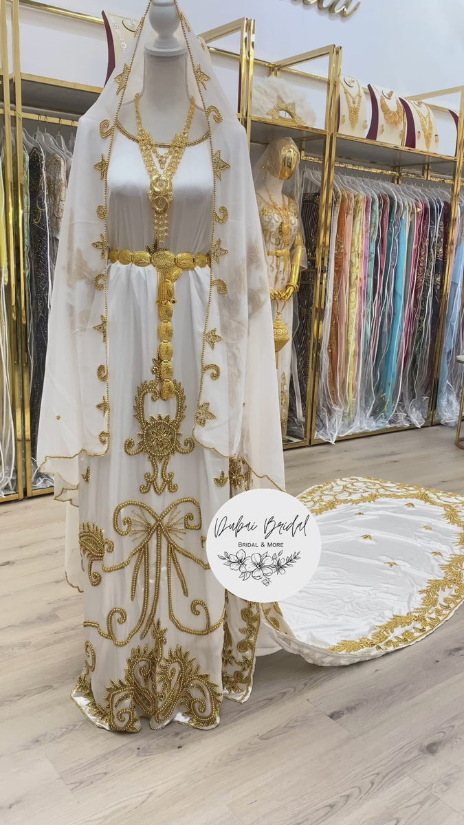 OBAX White Satin Bridal Dirac – Dubai Bridal