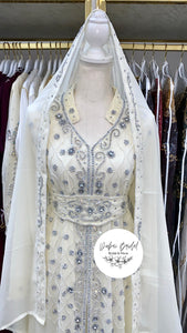 Frost Collection: Hail Nikkah Abaya (White)