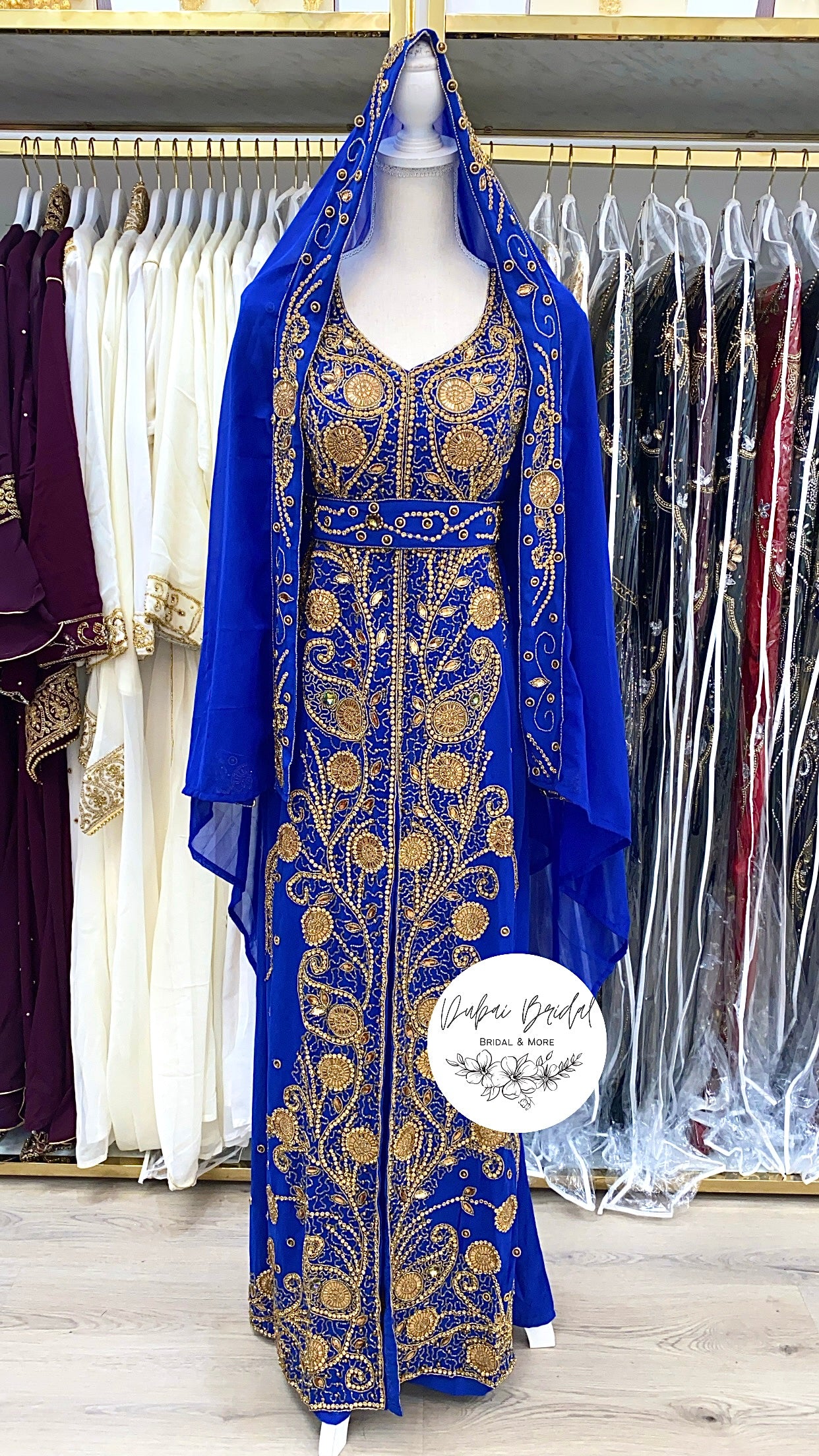 Royalty Nikkah Abaya (Royal Blue)