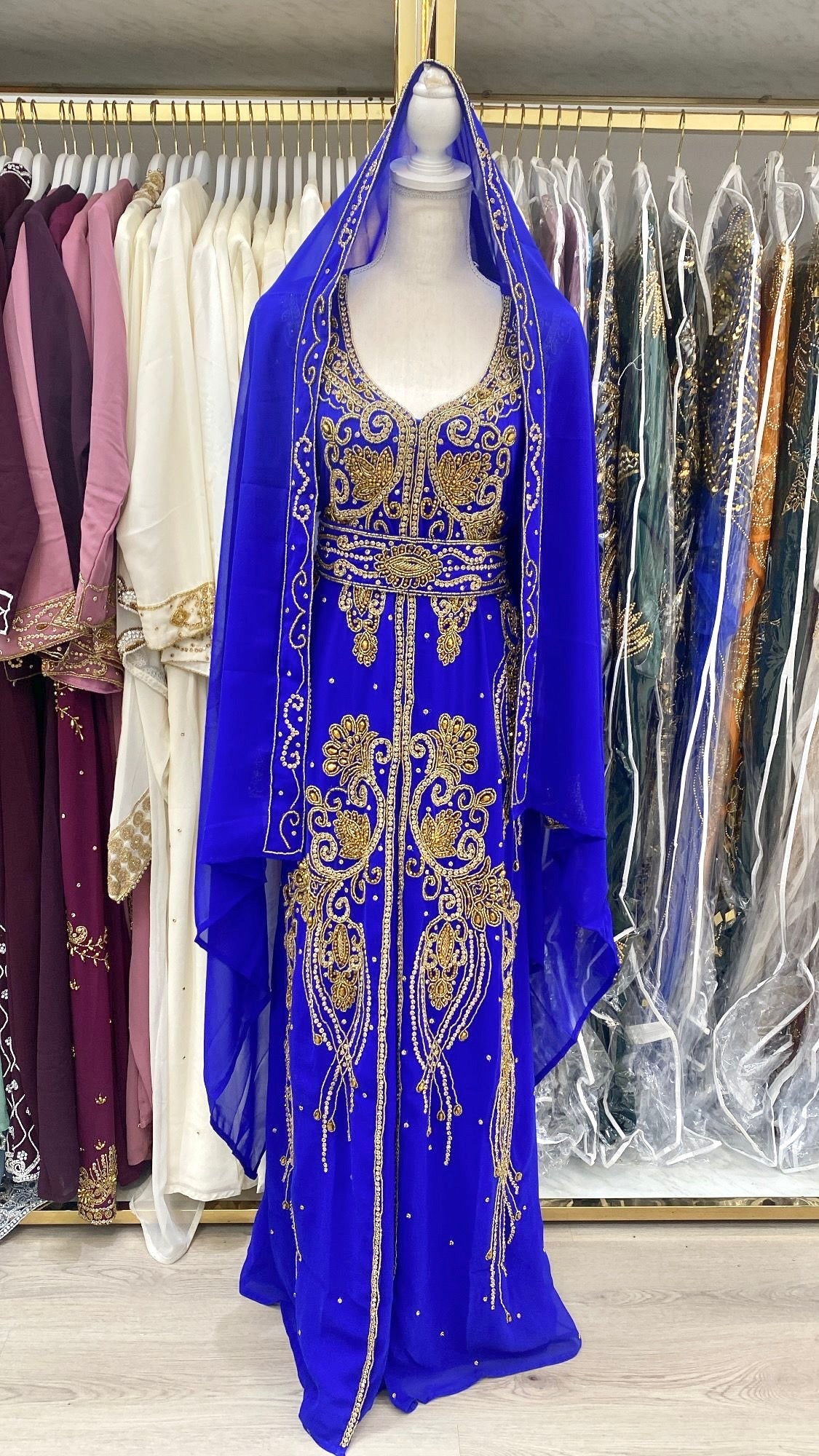 Reem Nikkah Abaya (Royal blue)