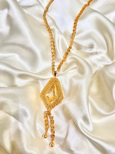 Diamond Rose Abaya Necklace