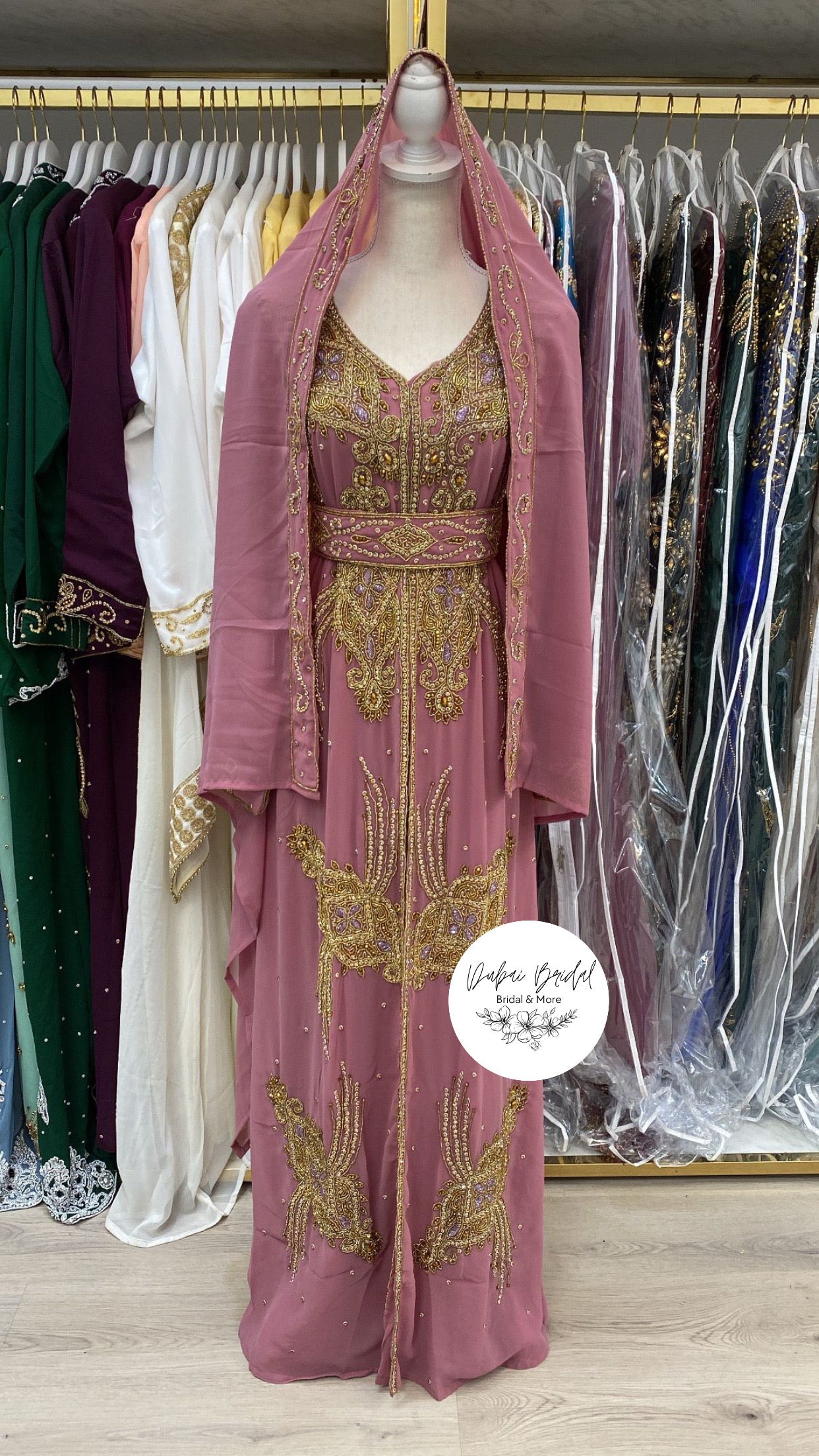 Amirah Nikkah Abaya (mauve)