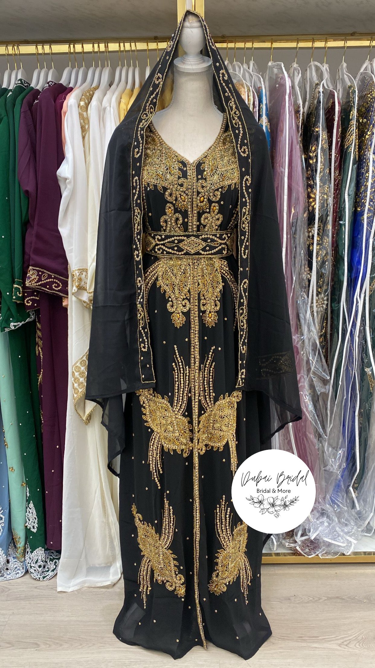 Amirah Nikkah Abaya (black)