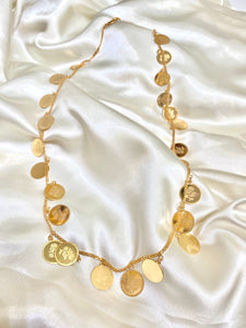 Circle Rose Abaya Necklace