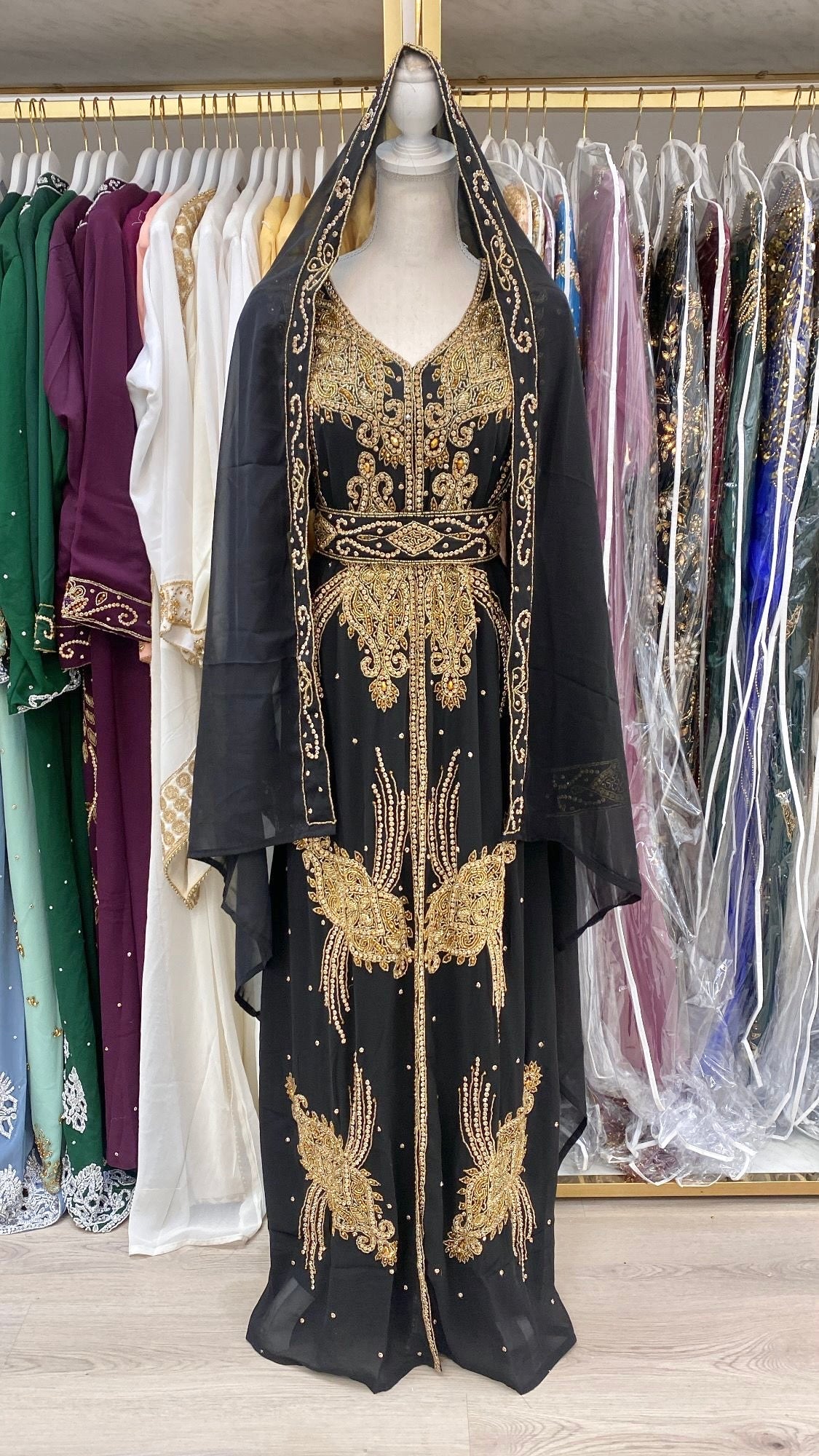 Yara Nikkah Abaya (black)