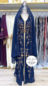 Tulip Nikkah Abaya (Navy Blue)