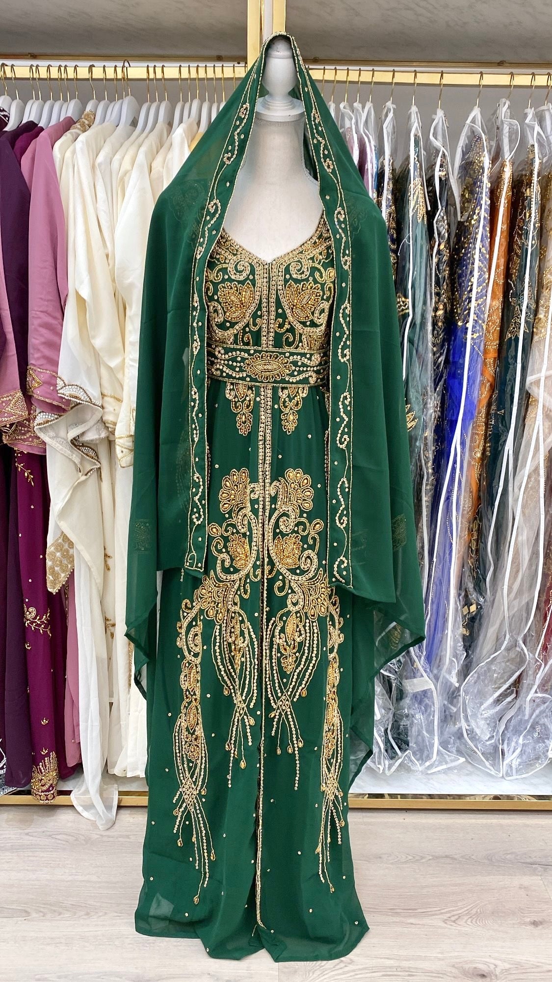 Reem Nikkah Abaya (green)