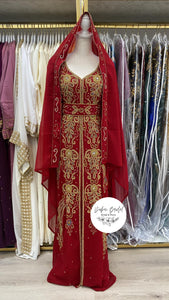 Sundus Nikkah Abaya (red)