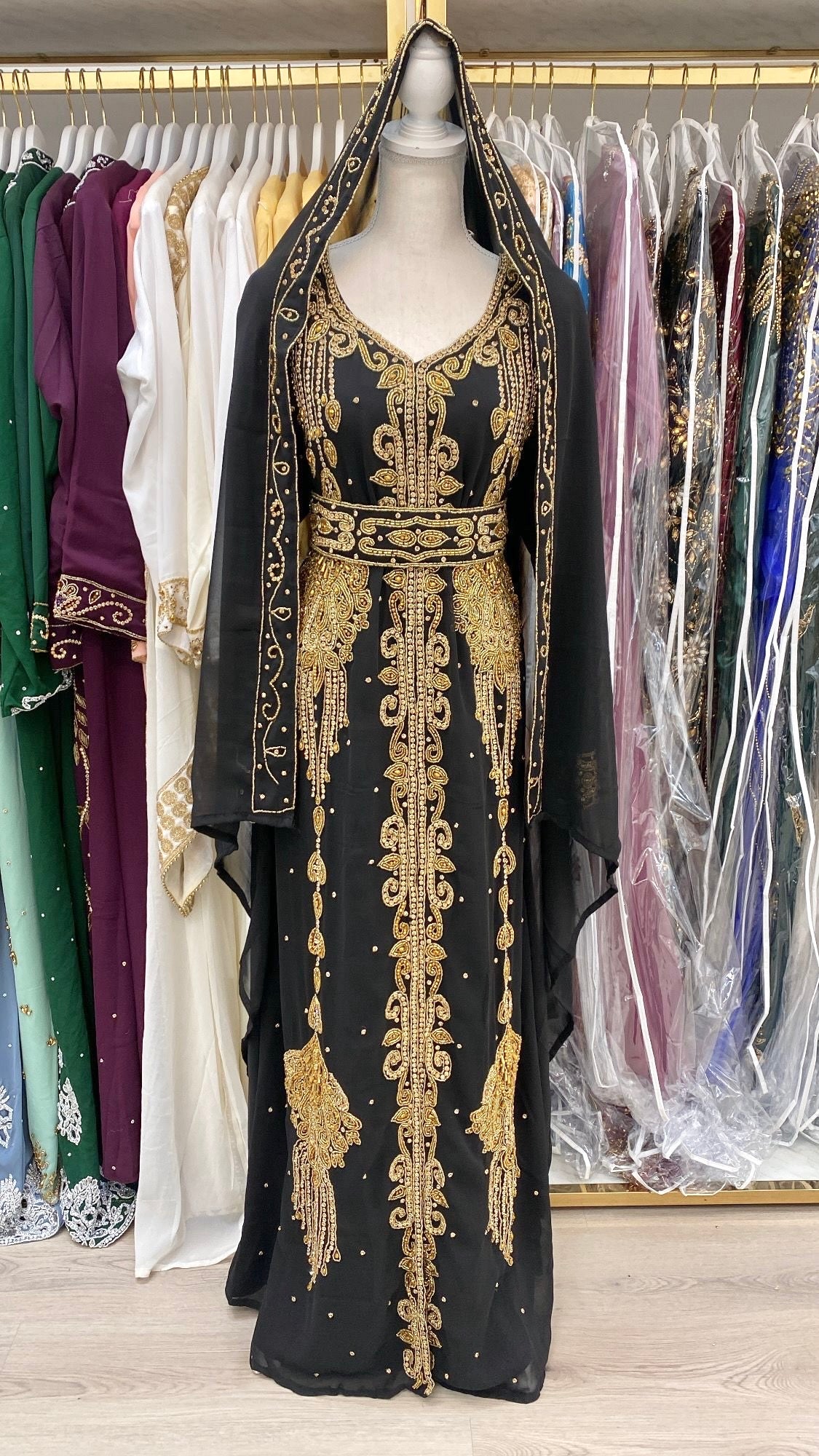Nour Nikkah Abaya (black)