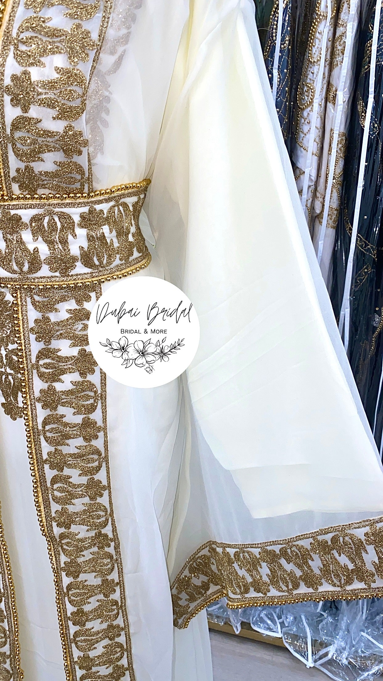 Maghrebi Nikkah Abaya (White No. 3)