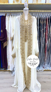 Maghrebi Nikkah Abaya (White No. 2)