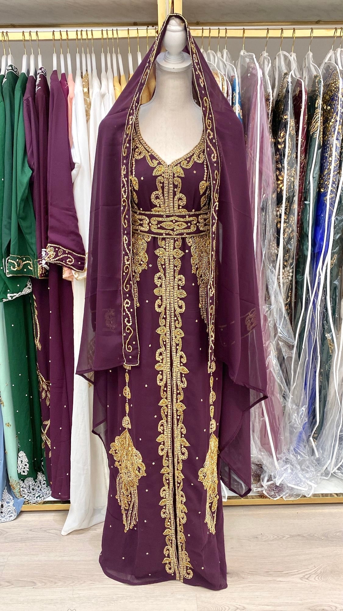 Nour Nikkah Abaya (purple)