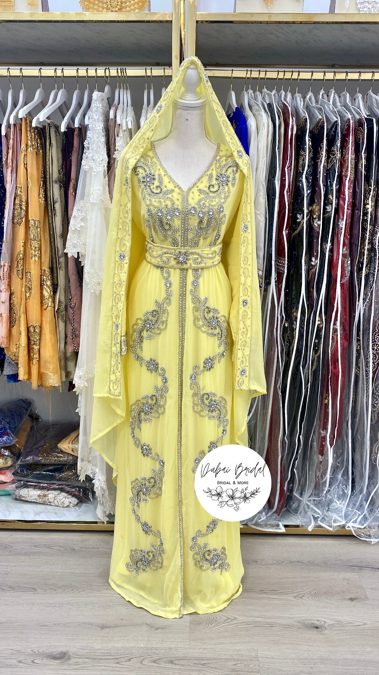 Sunny Nikkah Abaya (Yellow)