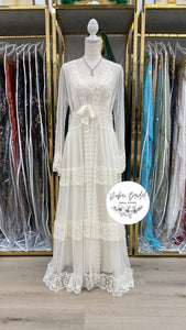 Lace Bridal Robe