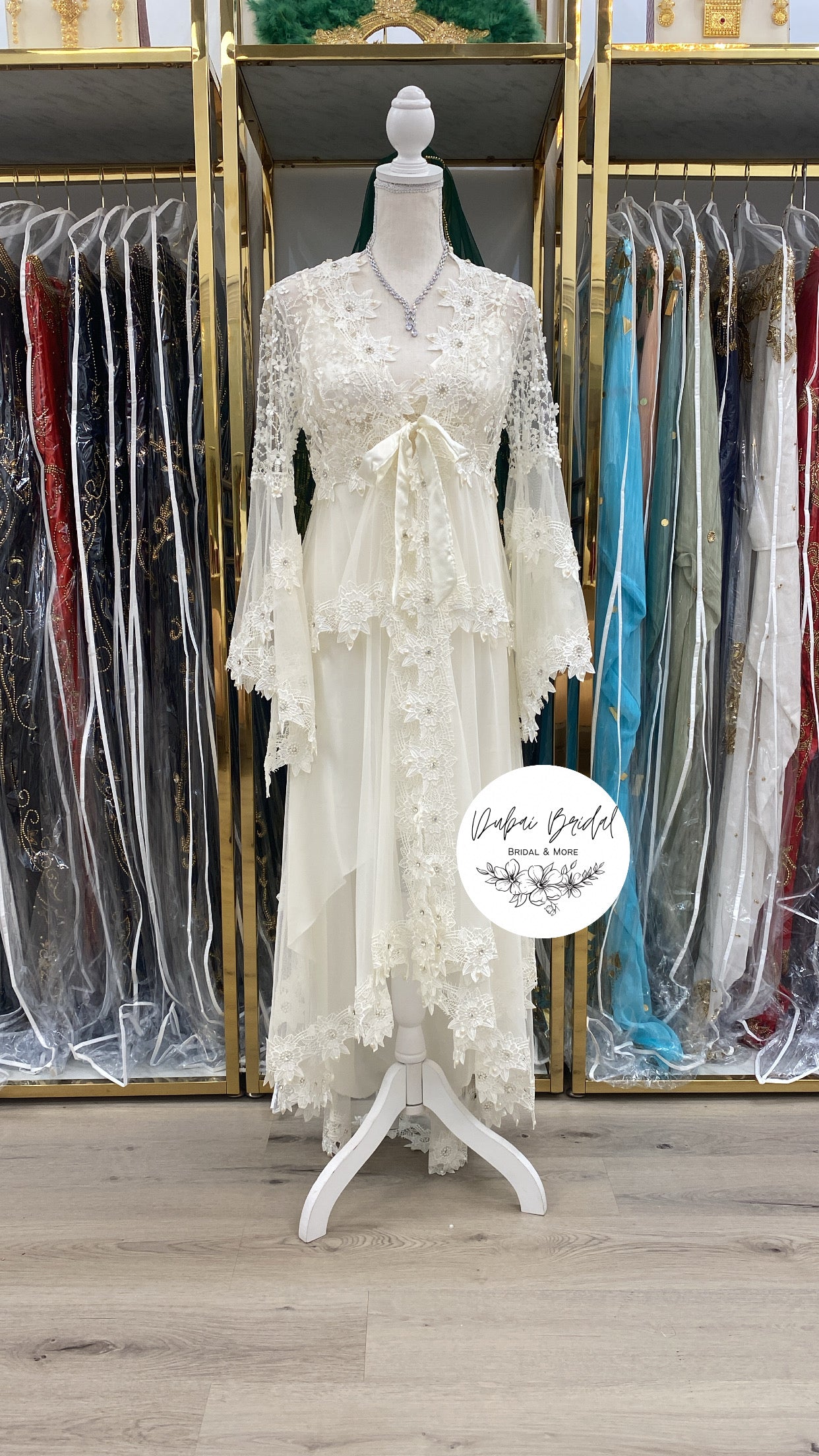 Layered Robe Layered Bridal Robe – Dubai Bridal