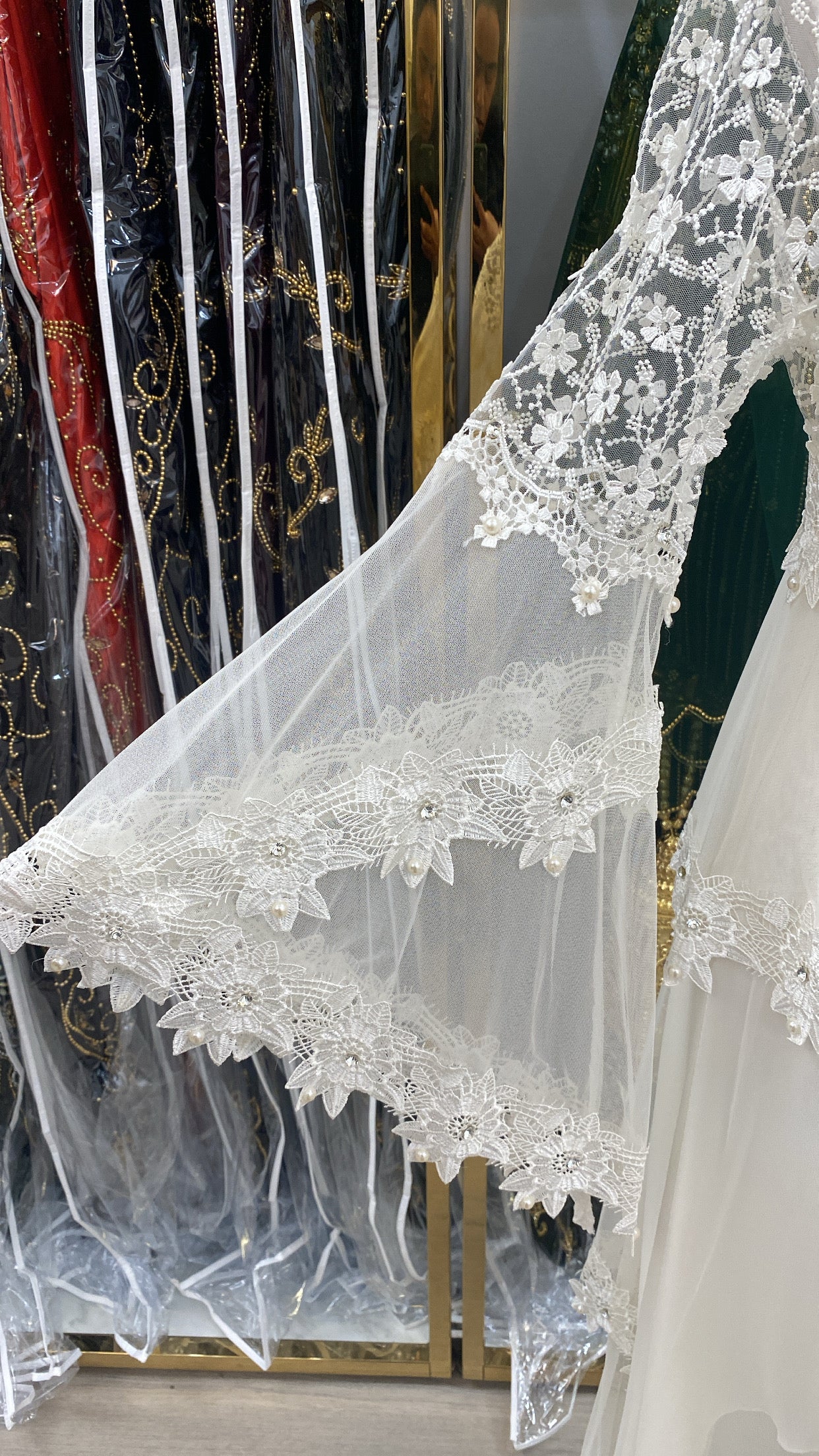 Layered Robe Layered Bridal Robe – Dubai Bridal