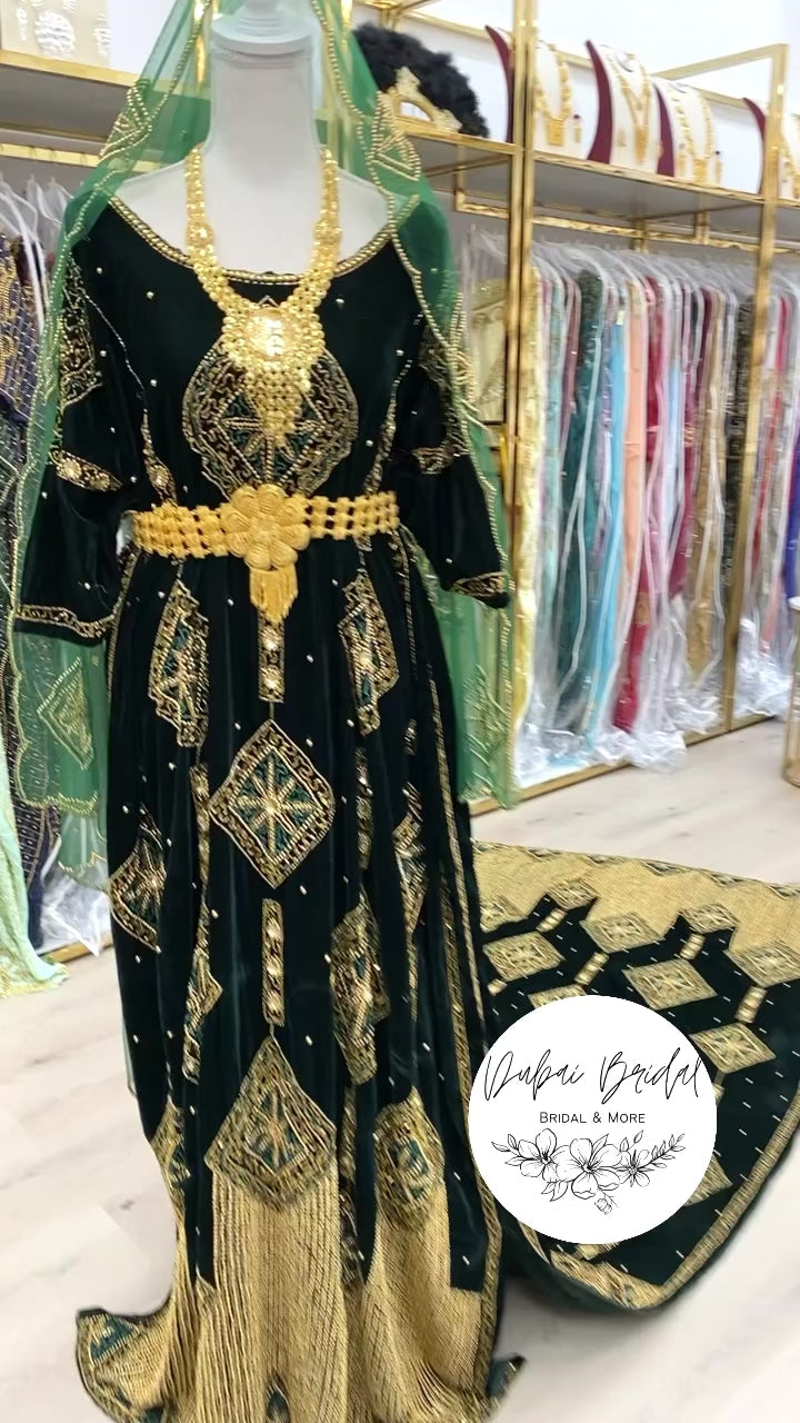 UGBAD Velvet Green Bridal Dirac