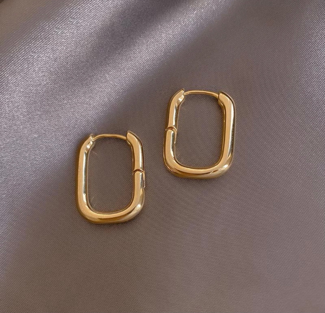 Small Square Hoops