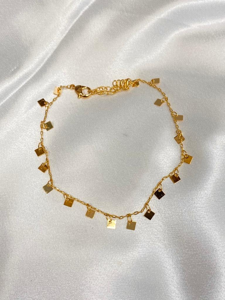 Square Drop Anklet