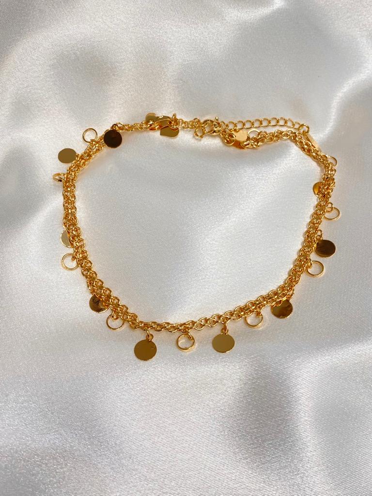 Circle Drop Anklet