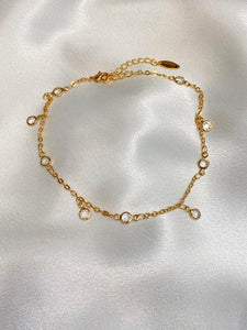 Opal Drop Anklet