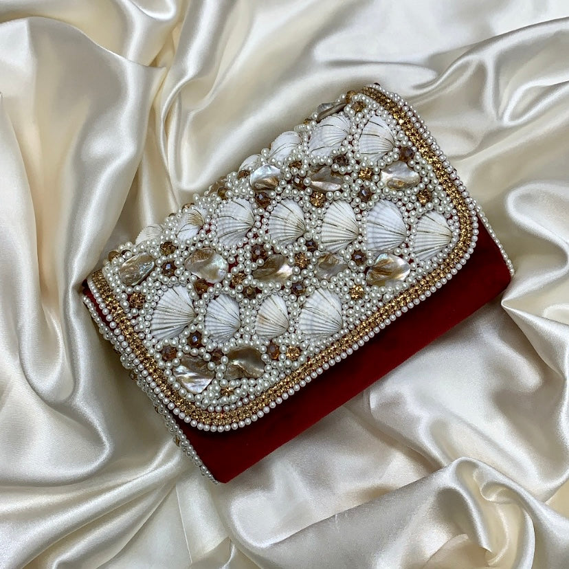 Ruby SeaGlam Clutch