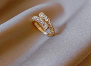 Diamond Bamboo Ring