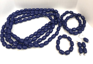 Navy Blue Beads