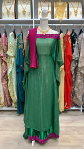 Green & Magenta Bridesmaid Dirac