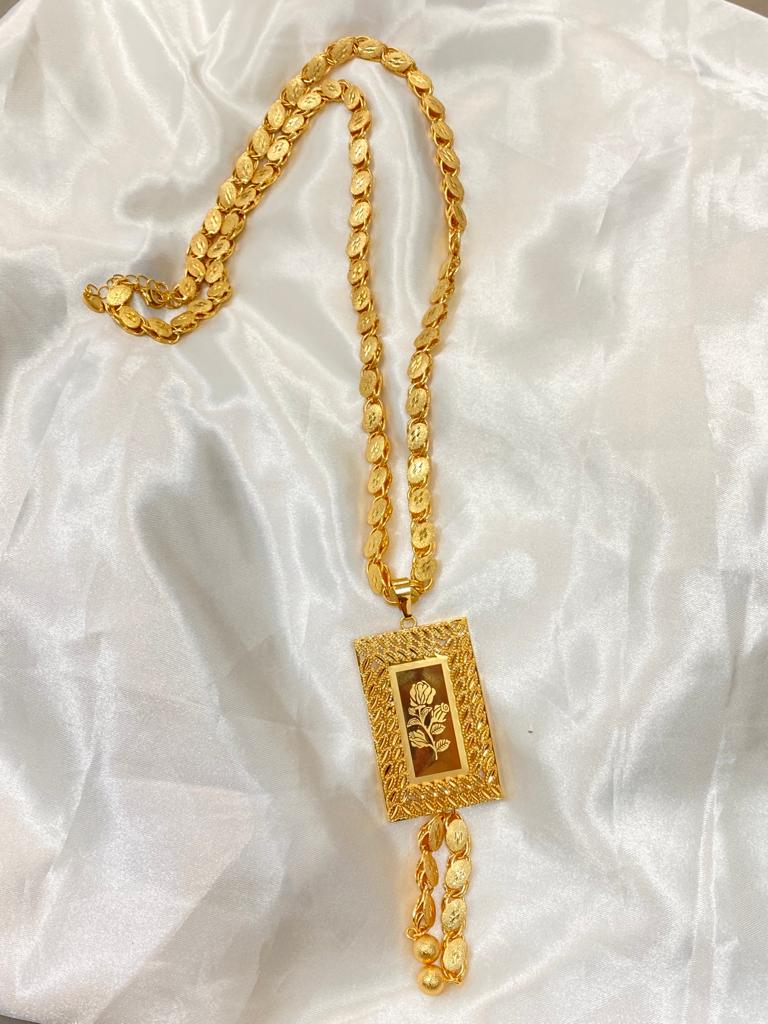 Rose Frame Abaya Necklace