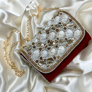 Ruby SeaGlam Clutch