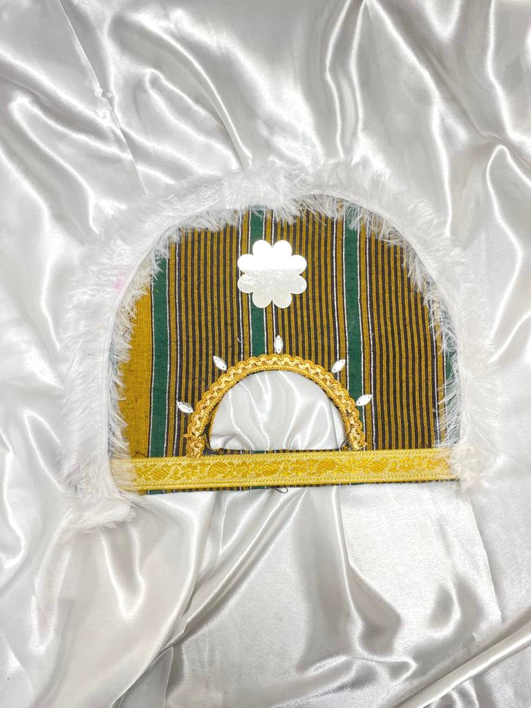 Green Hido Iyo Dhaqan Hand Fan