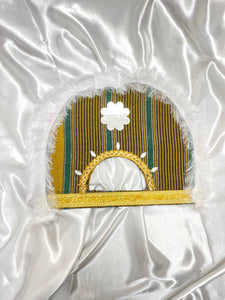 Green Hido Iyo Dhaqan Hand Fan